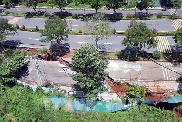 Đắk Nông sẽ sớm sửa chữa đoạn sụt lún trên đường Hồ Chí Minh