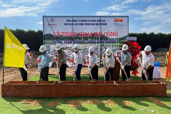 Xây Trạm biến áp 500kV nâng cấp truyền tải điện cho Bình Dương 