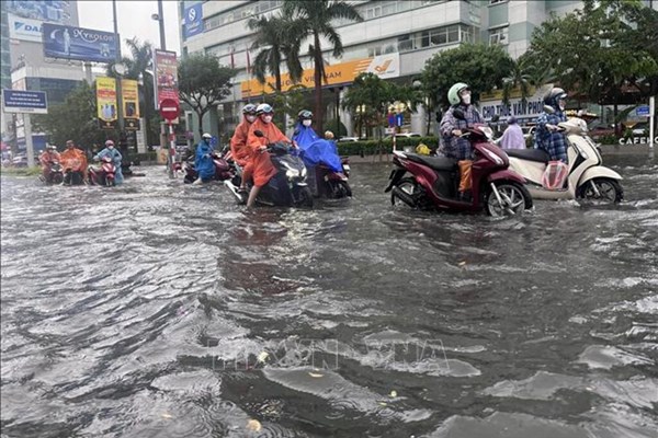Đà Nẵng cho học sinh nghỉ học do mưa lớn