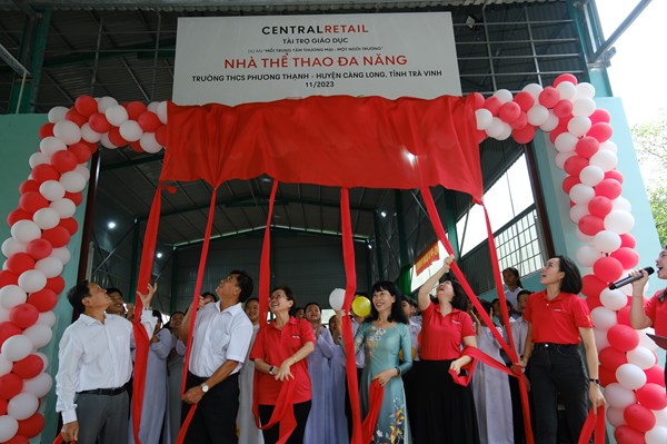Central Retail Việt Nam bàn giao Nhà thể thao đa năng tại tỉnh Trà Vinh