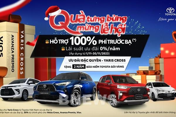 Toyota khuyến mại xe Vios, Veloz Cross, Avanza Premio và Yaris Cross