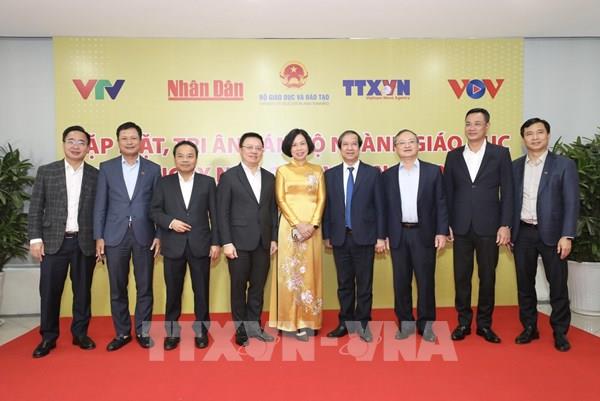 Bốn cơ quan báo chí chủ lực gặp mặt, tri ân cán bộ, nhà giáo ngành Giáo dục