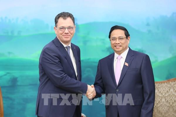 Thủ tướng Phạm Minh Chính tiếp Bộ trưởng Kinh tế, Doanh nghiệp và Du lịch Romania