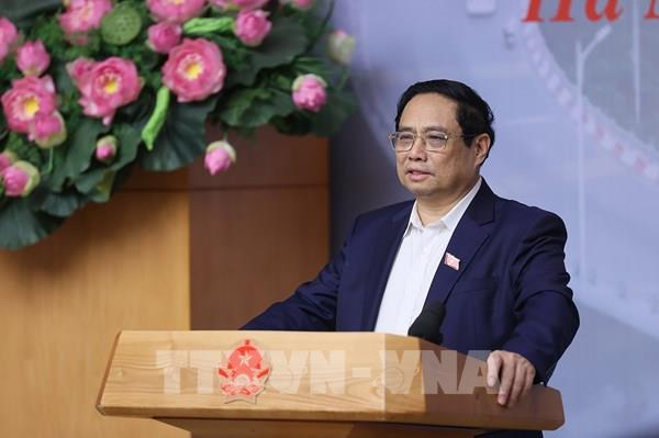 Thủ tướng Phạm Minh Chính: Khơi thông điểm nghẽn, thúc đẩy triển khai các dự án quan trọng quốc gia