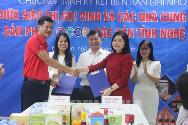 Nghệ An ký kết đưa sản phẩm đặc sản địa phương vào siêu thị