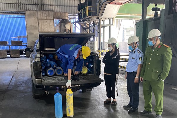 Bắc Ninh tiêu hủy 405 kg khí N2O