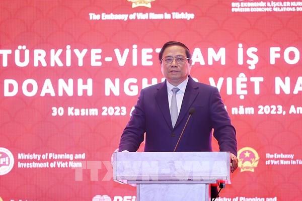 Thủ tướng Phạm Minh Chính dự Diễn đàn doanh nghiệp Thổ Nhĩ Kỳ - Việt Nam