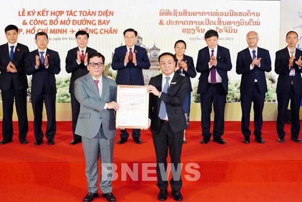 Vietjet mở đường bay thẳng Tp. Hồ Chí Minh-Viêng Chăn