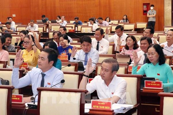 TP Hồ Chí Minh lấy phiếu tín nhiệm 31 người giữ chức vụ do HĐND thành phố bầu
