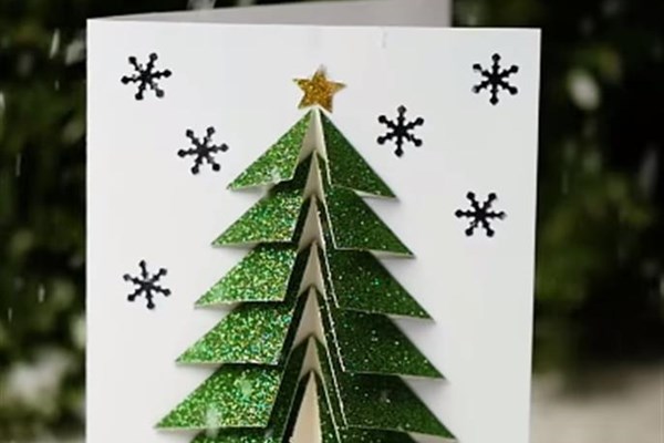 Hướng dẫn cách làm thiệp Giáng sinh handmade