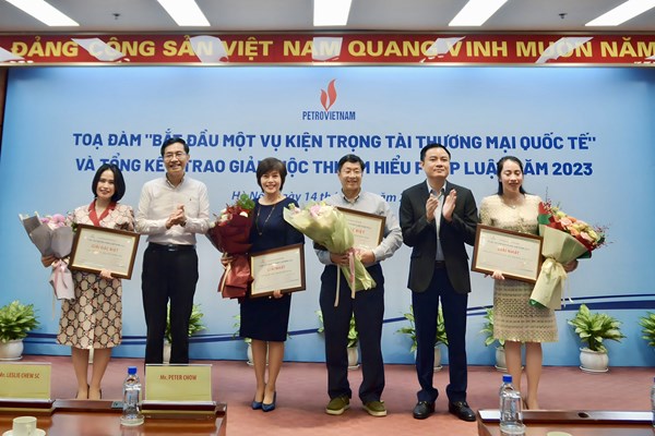 BSR đạt giải Đặc biệt cuộc thi Tìm hiểu Pháp luật về Dầu khí năm 2023