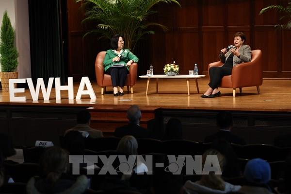 Tổng giám đốc IMF khuyến nghị Hàn Quốc không nên vội vàng giảm lãi suất