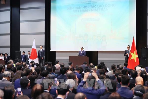 Thủ tướng Phạm Minh Chính dự Diễn đàn hợp tác lao động Việt Nam – Nhật Bản