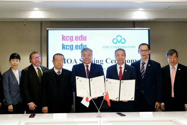 CMC bắt tay với Tập đoàn KCG đào tạo nguồn nhân lực chất lượng cao