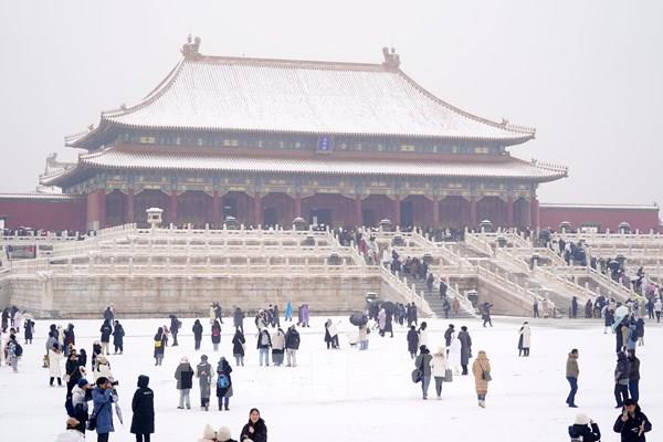 Tuyết rơi hiếm thấy ở miền Nam Trung Quốc