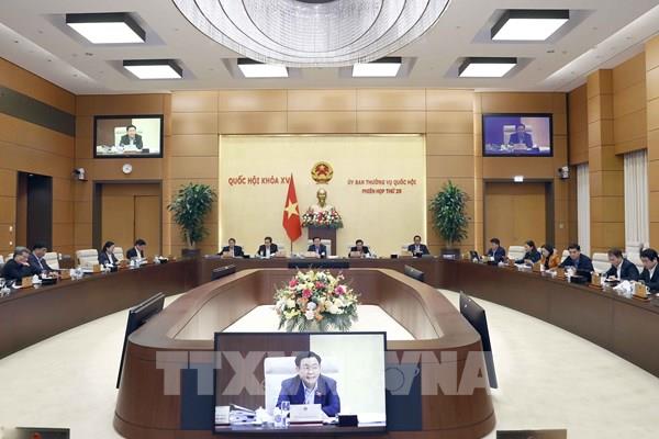 Ngày 8/1, khai mạc Phiên họp thứ 29 của Ủy ban Thường vụ Quốc hội
