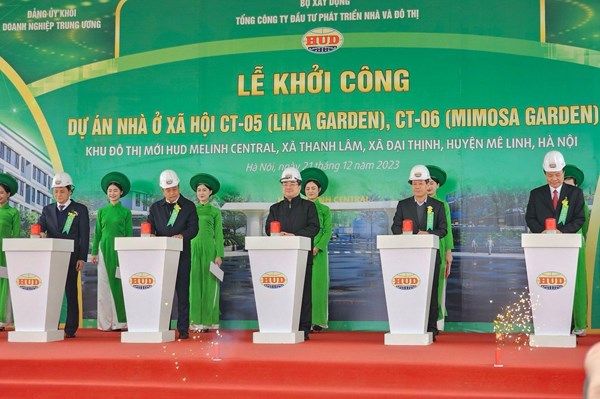 HUD xây dựng 4 đơn nguyên nhà ở xã hội tại Mê Linh