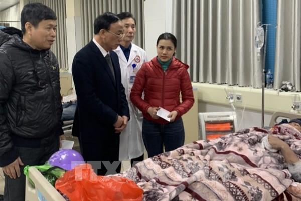 Hỗ trợ cho công nhân bị tai nạn tại mỏ than Cọc Sáu