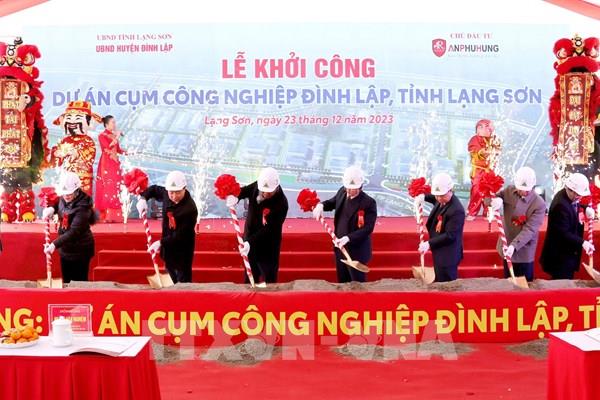 Lạng Sơn khởi công dự án cụm công nghiệp hơn 677 tỷ đồng