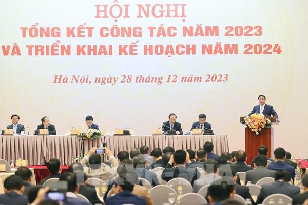 Thủ tướng dự Hội nghị tổng kết năm 2023, triển khai nhiệm vụ năm 2024 của ngành Giao thông vận tải