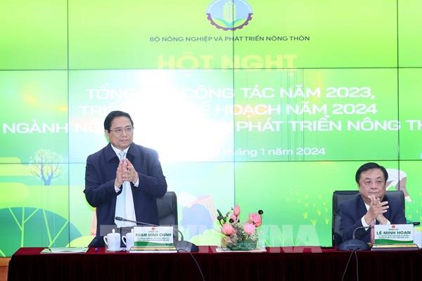 Thủ tướng Phạm Minh Chính: Đẩy mạnh cơ cấu lại nông nghiệp theo 3 nhóm sản phẩm chủ lực