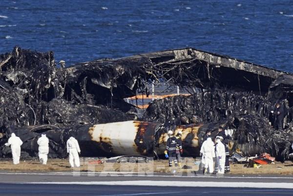 Vụ tai nạn tại sân bay Haneda: Tìm kiếm thiết bị ghi âm buồng lái Airbus A350