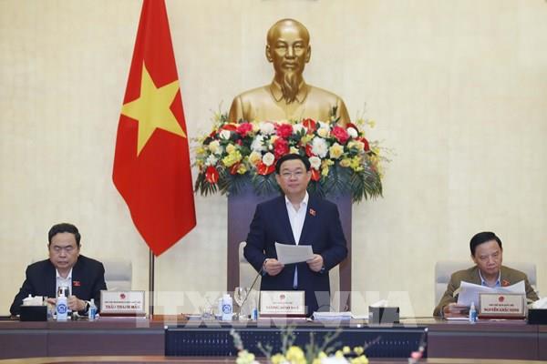 Khai mạc Phiên họp thứ 29 Ủy ban Thường vụ Quốc hội