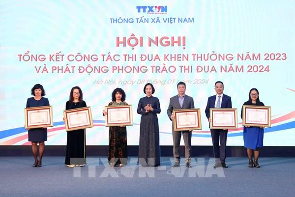 Thông tấn xã Việt Nam phát động phong trào thi đua năm 2024