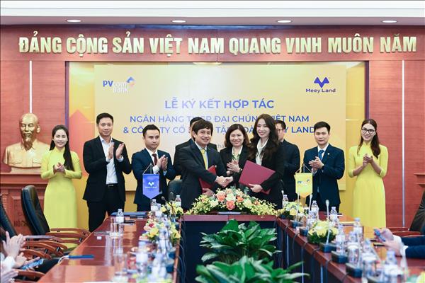 PVcomBank và Meey Land hợp tác phát triển nền tảng tài chính số cho bất động sản