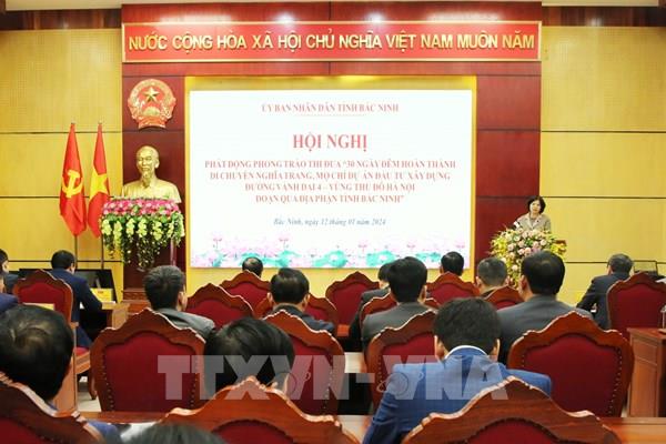 Bắc Ninh cao điểm giải phóng mặt bằng Dự án đường Vành đai 4