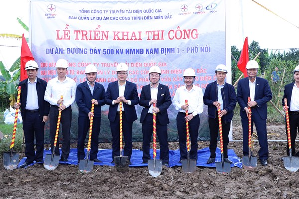 Thi công đồng loạt các dự án đường dây 500kV mạch 3