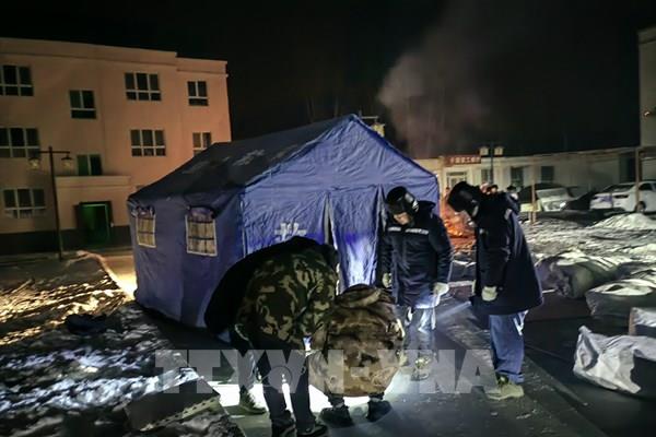 Động đất mạnh tại Trung Quốc, 120 ngôi nhà hư hỏng, gián đoạn dịch vụ tàu hỏa