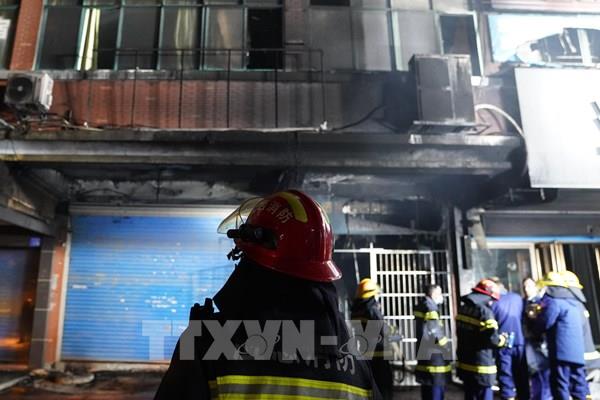Cháy cửa hàng ở Trung Quốc khiến số người thiệt mạng tăng mạnh