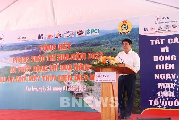 Phát động thi đua hoàn thành Nhà máy Thủy điện Ialy mở rộng