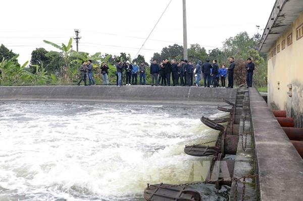 Nhiều địa phương của Hà Nội đủ nước đổ ải