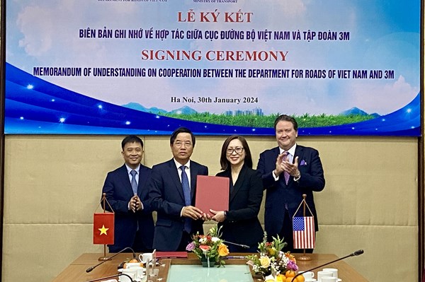 Cục Đường bộ Việt Nam và Tập đoàn 3M hợp tác nâng cao an toàn giao thông đường bộ
