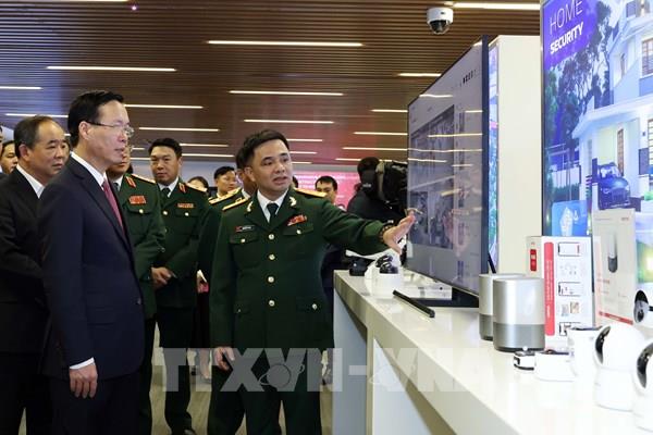 Chủ tịch nước Võ Văn Thưởng thăm, làm việc tại Tập đoàn Công nghiệp – Viễn thông Quân đội