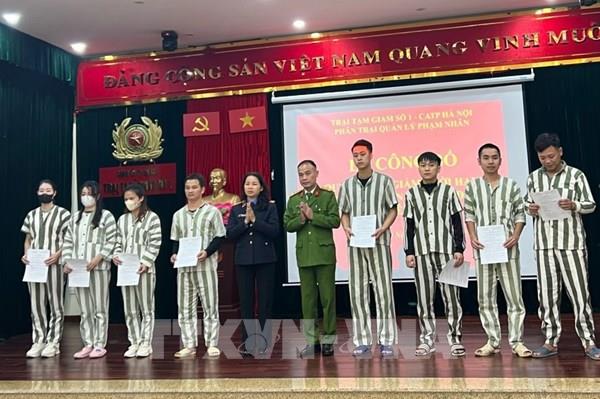 Hà Nội: 173 phạm nhân được giảm án, tha tù trước thời hạn dịp Tết Nguyên đán Giáp Thìn
