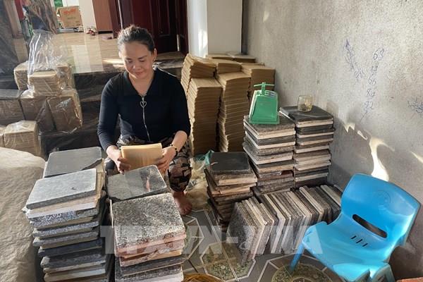 Nhu cầu tăng cao, làng nghề bánh đa nem tăng cường sản xuất phục vụ Tết