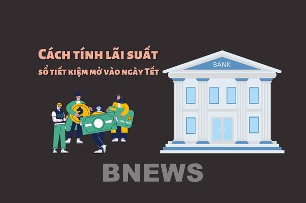 Cách tính lãi suất cho sổ tiết kiệm ngân hàng mở vào ngày Tết