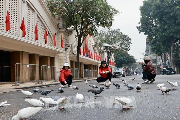 Có một sớm Hà Nội mới mẻ trong ngày mùng 1 Tết