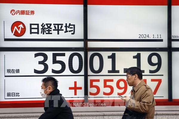 Chứng khoán châu Á tăng mạnh phiên 13/2