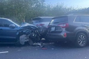 Tai nạn liên hoàn giữa 6 ô tô trên cao tốc Phan Thiết - Dầu Giây