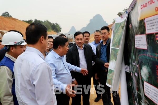 Đôn đốc giải ngân vốn đầu tư công tại dự án cao tốc Tuyên Quang - Hà Giang