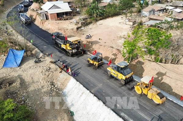 Đẩy tiến độ thi công tuyến đường nối Ninh Thuận – Lâm Đồng