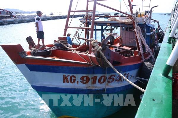 Kiên Giang bắt giữ tàu vận chuyển dầu DO trái phép trên biển