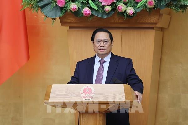 Thủ tướng Phạm Minh Chính chủ trì Phiên họp Chính phủ chuyên đề về xây dựng pháp luật tháng 2
