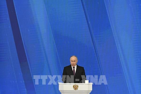 Thông điệp liên bang của Tổng thống Vladimir Putin đề cập đến nhiều dự án phát triển