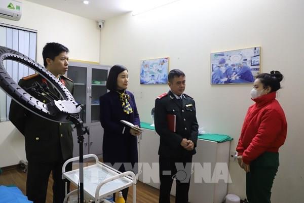 Đình chỉ hoạt động hai cơ sở thẩm mỹ tại Bắc Ninh