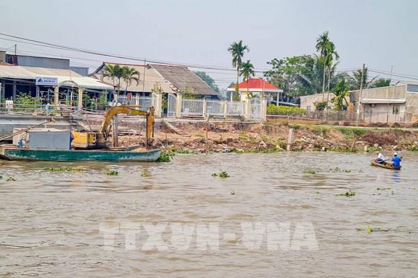Cần Thơ: Kè chống sạt lở sông Cái Sắn sẽ hoàn thành vượt tiến độ